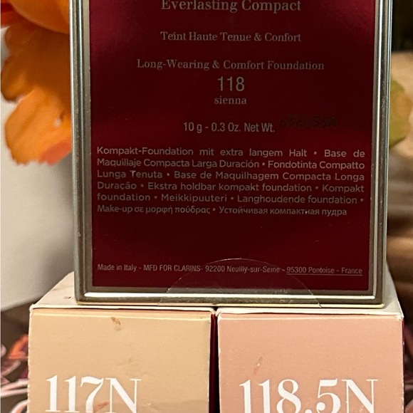 Clarins Everlasting Compact Foundation 118 Sienna